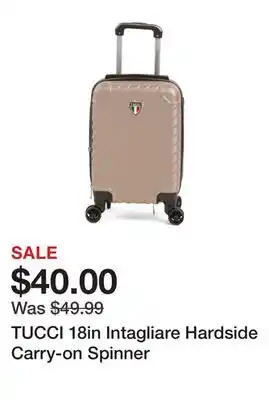 Marshalls TUCCI 18in Intagliare Hardside Carry-on Spinner offer