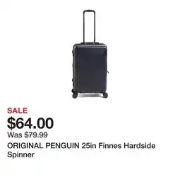Marshalls ORIGINAL PENGUIN 25in Finnes Hardside Spinner offer