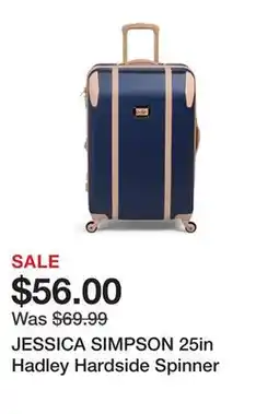 Marshalls JESSICA SIMPSON 25in Hadley Hardside Spinner offer