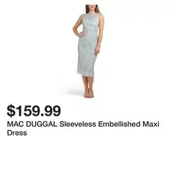 Marshalls MAC DUGGAL Sleeveless Embellished Maxi Dress offer