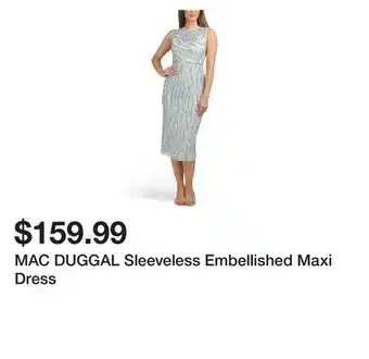 Marshalls MAC DUGGAL Sleeveless Embellished Maxi Dress offer