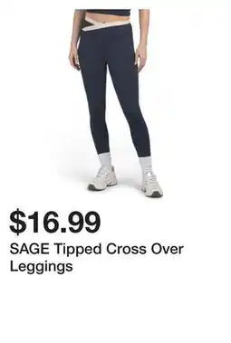 Marshalls SAGE Tipped Cross Over Leggings offer