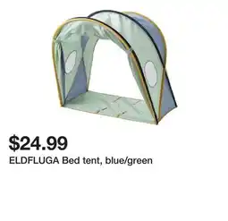 Ikea ELDFLUGA Bed tent, blue/green offer