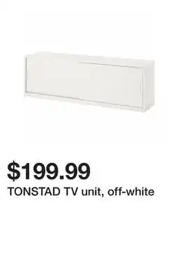 Ikea TONSTAD TV unit, off-white offer