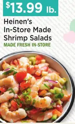 Heinen's Heinen's In-Store Made Shrimp Salads offer