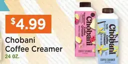 Heinen's Chobani Coffee Creamer offer