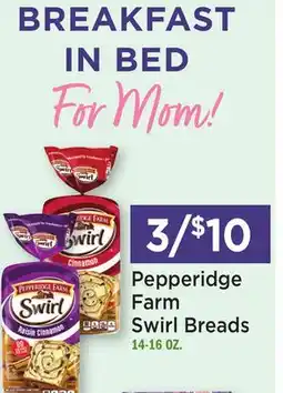 Heinen's Pepperidge Farm Swirl Breads offer