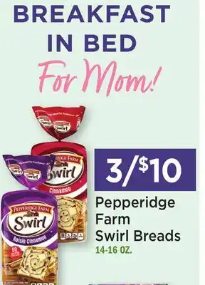 Heinen's Pepperidge Farm Swirl Breads offer