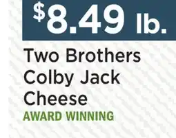 Heinen's Two Brothers Colby Jack Cheese offer
