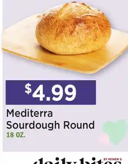 Heinen's Mediterra Sourdough Round offer