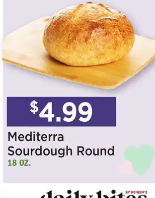 Heinen's Mediterra Sourdough Round offer