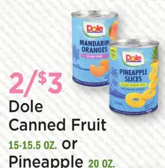 Heinen's Dole Canned Fruit 15-15.5 OZ. or Pineapple 20 OZ offer