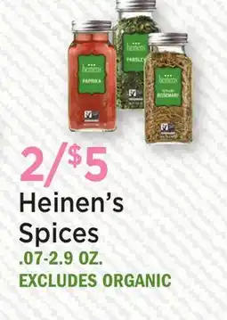Heinen's Heinen's Spices offer