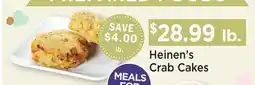 Heinen's Heinen's Crab Cakes offer