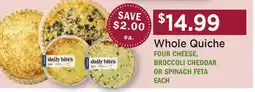 Heinen's Whole Quiche offer