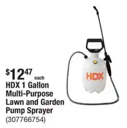 The Home Depot HDX 1 Gallon Multi-Purpose Lawn and Garden Pump Sprayer offer