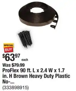 The Home Depot ProFlex 90 ft. L x 2.4 W x 1.7 in. H Brown Heavy Duty offer