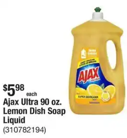 The Home Depot Ajax Ultra Lemon Dish Soap offer