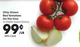 Kroger Ohio Grown Red Tomatoes On The Vine offer