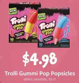Fareway Trolli gummi pop popsicles offer