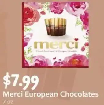 Fareway Merci European Chocolates offer