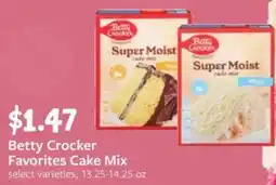 Fareway Betty crocker favorites cake mix offer