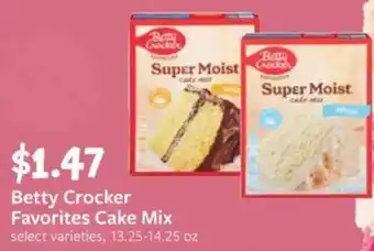 Fareway Betty crocker favorites cake mix offer