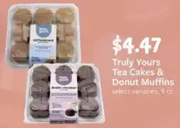Fareway Truly yours tea cakes & donut muffins offer