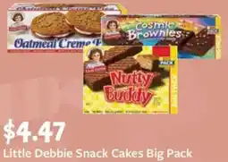 Fareway Little debbie snack cakes big pack offer