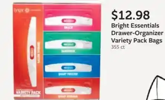 Fareway Bright essentials drawer-organizer variety pack bags offer