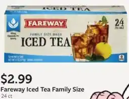 Fareway Fareway iced tea family size offer