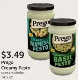 Fareway Prego creamy pesto offer