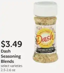 Fareway Dash seasoning blends offer