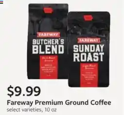 Fareway Fareway premium ground coffee offer