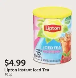 Fareway Lipton instant iced tea offer