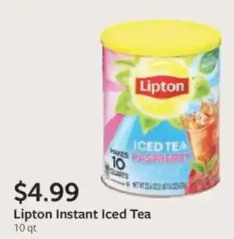 Fareway Lipton instant iced tea offer