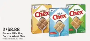 Fareway General mills rice, corn or wheat chex offer