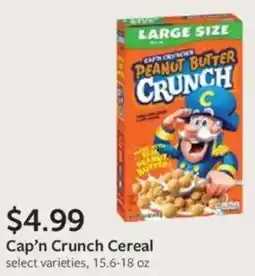 Fareway Cap'n crunch cereal offer