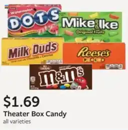 Fareway Theater box candy offer