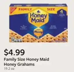 Fareway Family size honey maid honey grahams offer