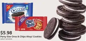 Fareway Party size oreo & chips ahoy! cookies offer
