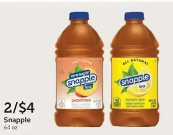 Fareway Snapple offer