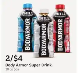 Fareway Body armor super drink offer