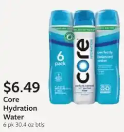 Fareway Core hydration water offer