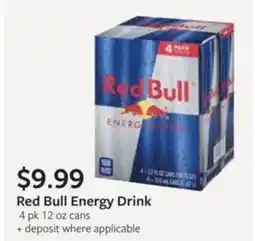 Fareway Red bull energy drink offer