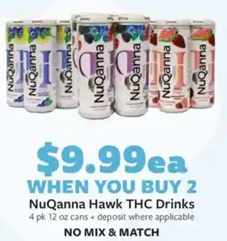 Fareway Nuqanna hawk THC drinks offer