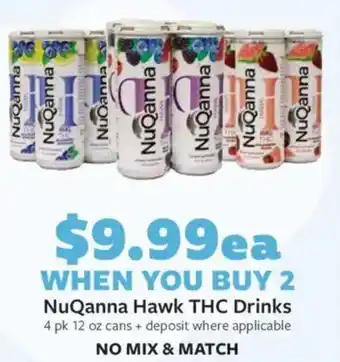 Fareway Nuqanna hawk THC drinks offer