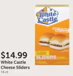 Fareway White castle cheese sliders offer