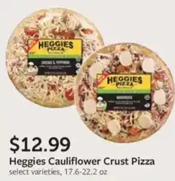 Fareway Heggies cauliflower crust pizza offer