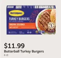 Fareway Butterball turkey burgers offer